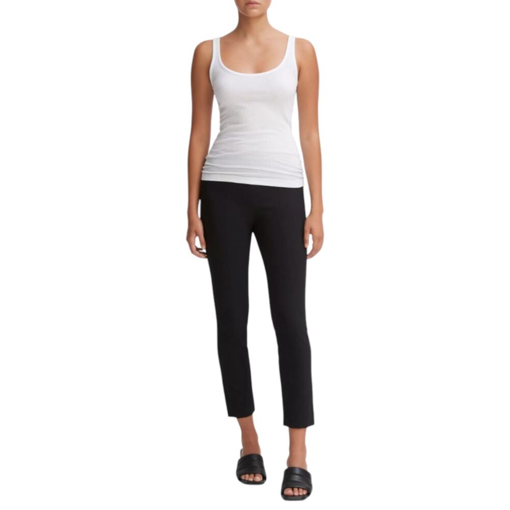 Vince Bobbi High Rise Ponte Pants Women Size Small Black Style 132467 MSRP $328